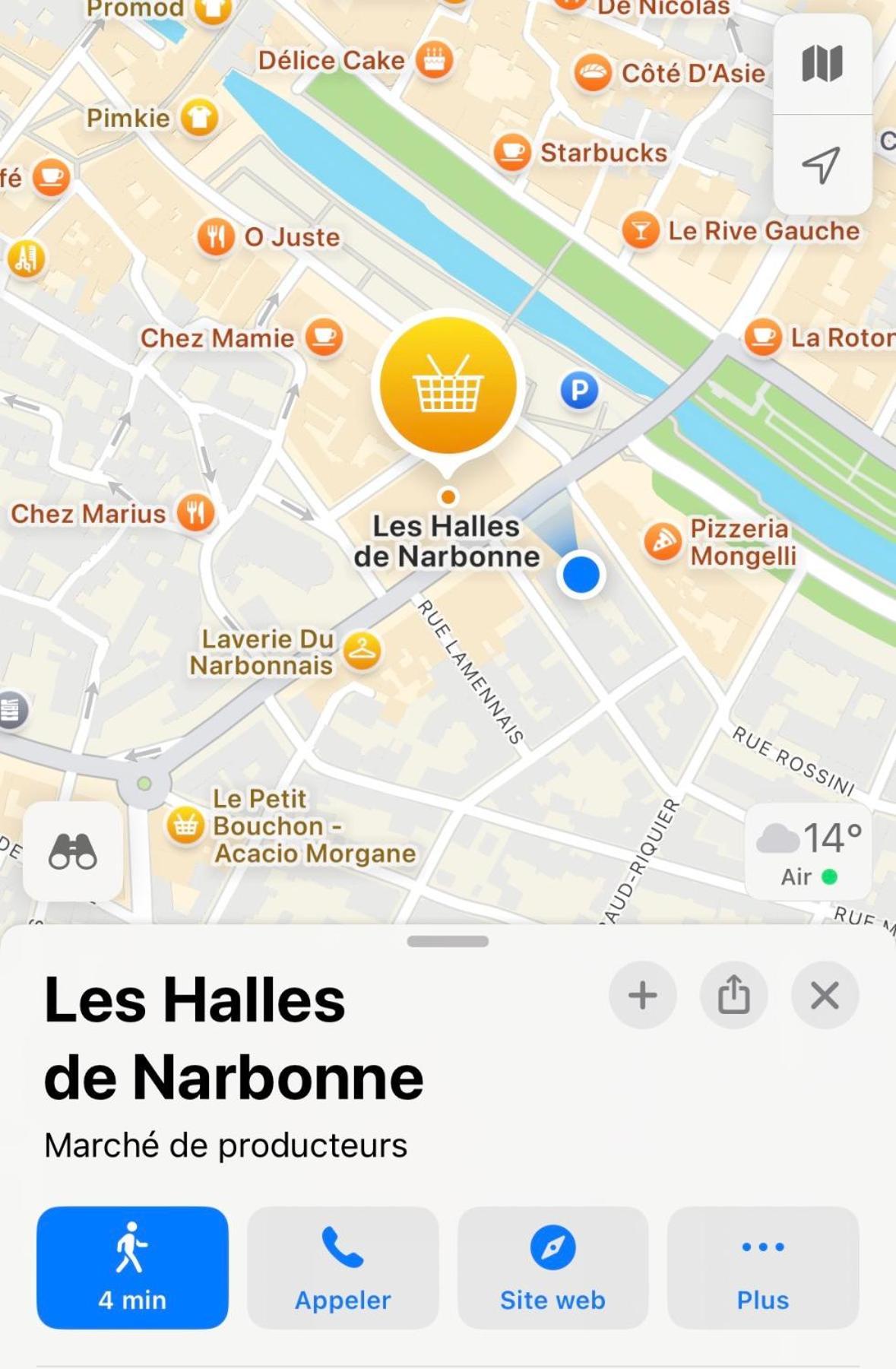 Appartement Les Halles Narbona Exterior foto